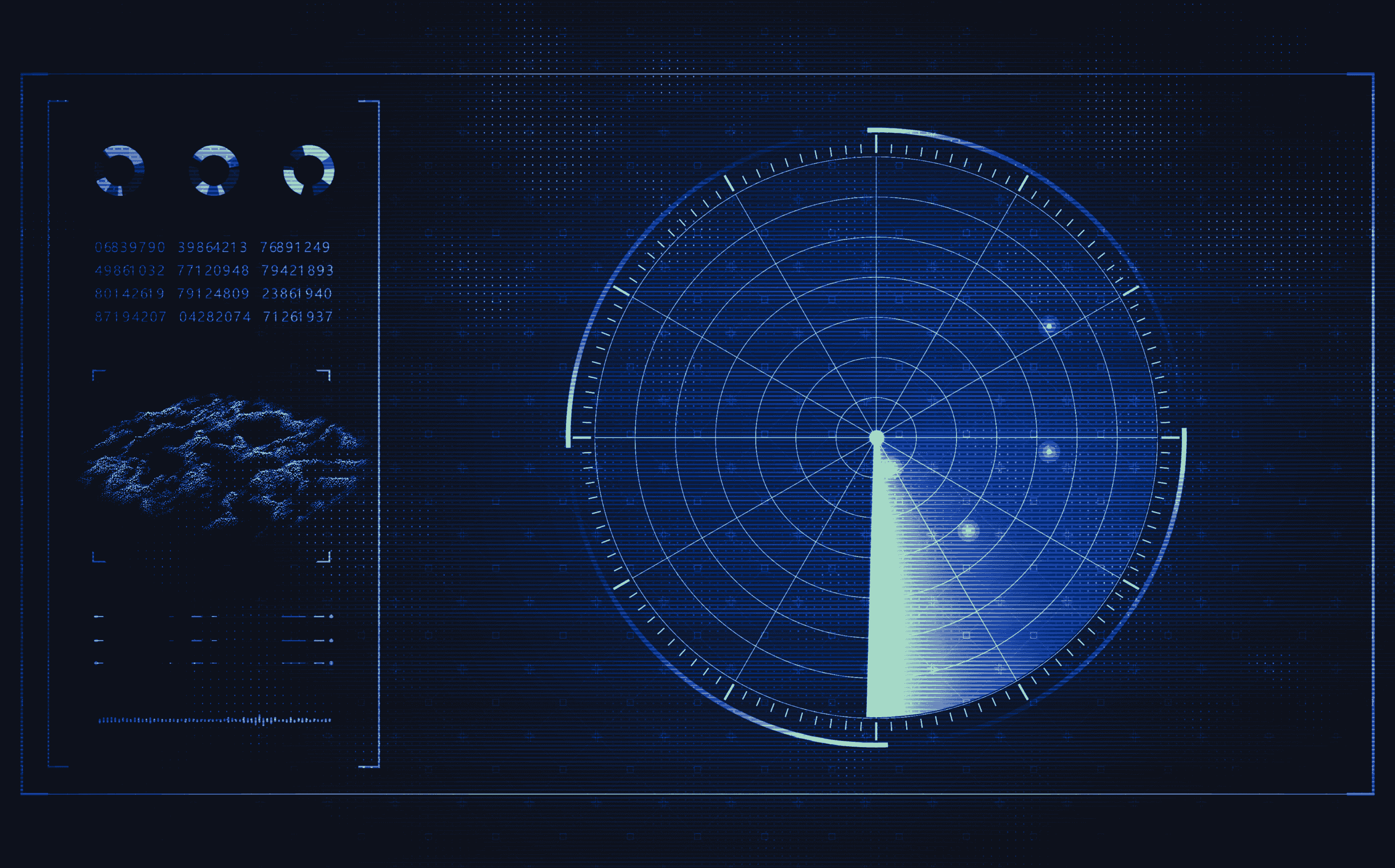 image showing a ship radar system